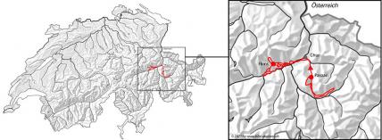Graubünden Flow, Karte
