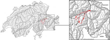 Top of Graubünden II - Westrunde: Chur - Chur, Karte