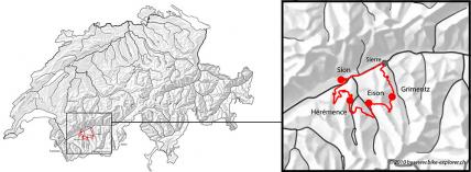 Top of Wallis - Südrunde, Karte