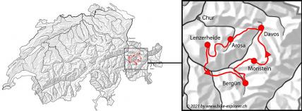 Grischa-Trailrun, Karte