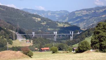 Trail and Rail, Klosters mit Sunnibergbrücke
