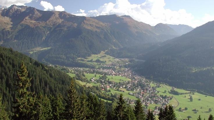Prättigau-Trailrun, Blick auf Klosters