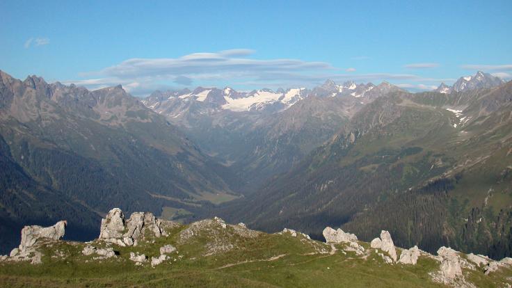 Prättigau-Trailrun, Blick vom Gotschnagrat