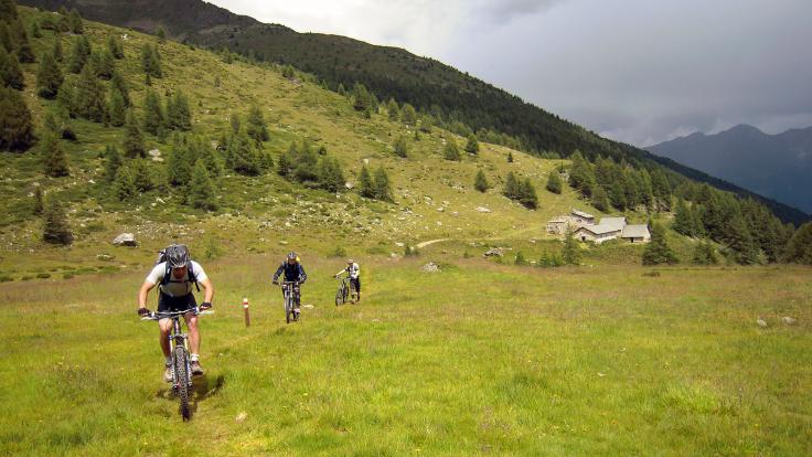 Freeride-, Aufstieg Col d'Anzana