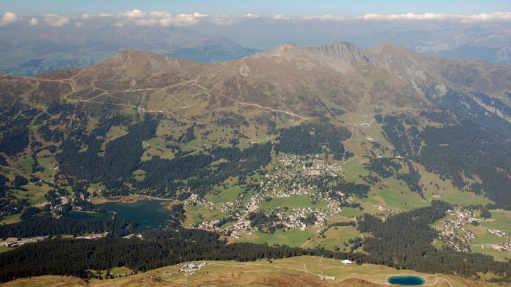 Auf den Spuren des Graubünden Marathons, Blick vom Rothorn