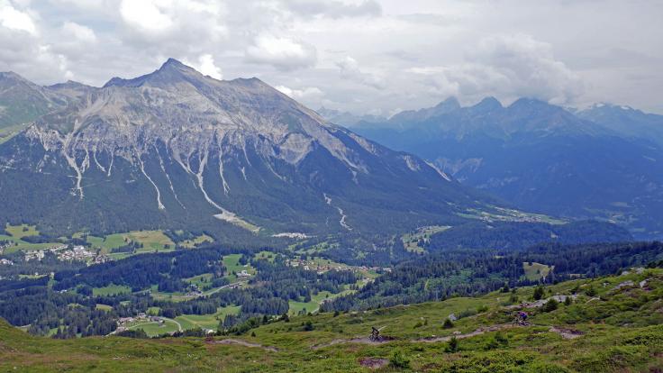 Graubünden Flow, Trail in der Lenzerheide