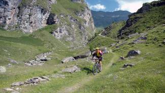 Graubünden Bike 90, Abfahrt nach Vals